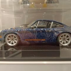 Porsche singer blue 1:18
