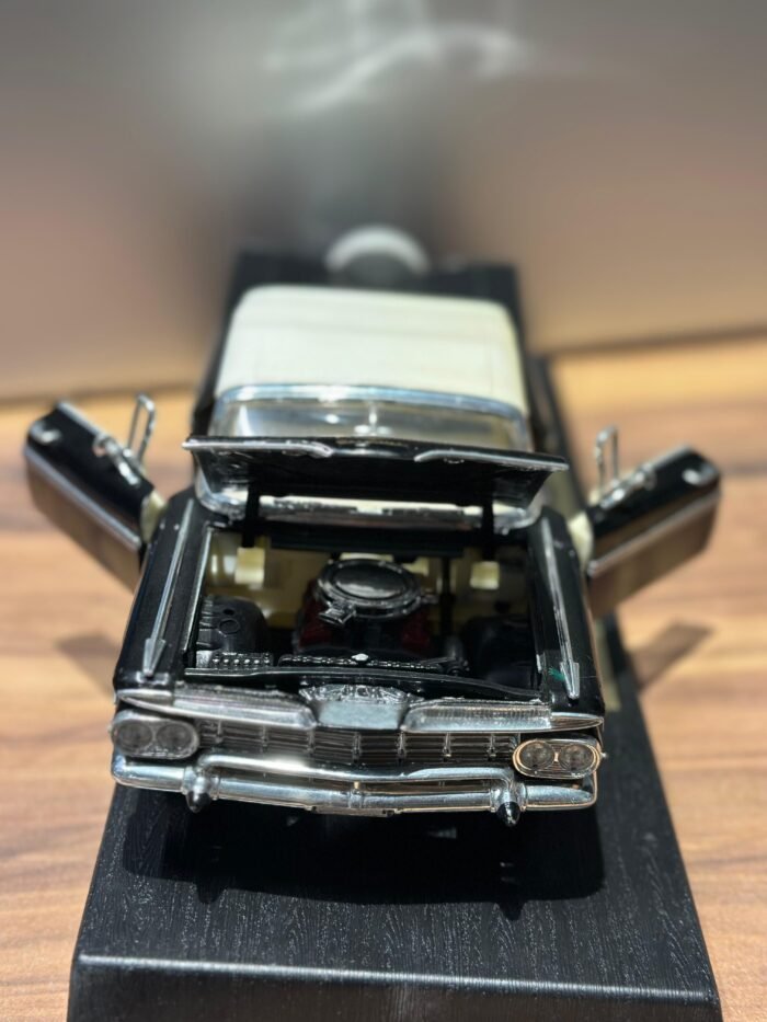 1959 Chevrolet Impala black Die cast Metal 1:18 ROAD LEGENDS - Image 7