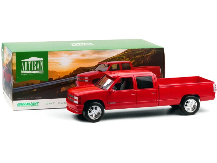 1997 Custom Chevrolet Silverado 3500 1:18 - Image 2