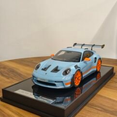 Porsche 911 GT3 Rs 1:18 Blue with Orange