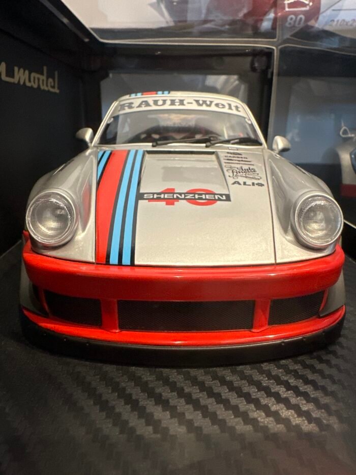 Porsche RWB 930 Silver 1:18