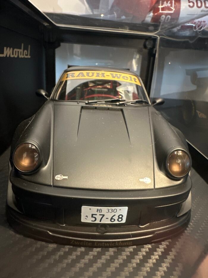 Porsche RWB 964 Matte Black 1:18