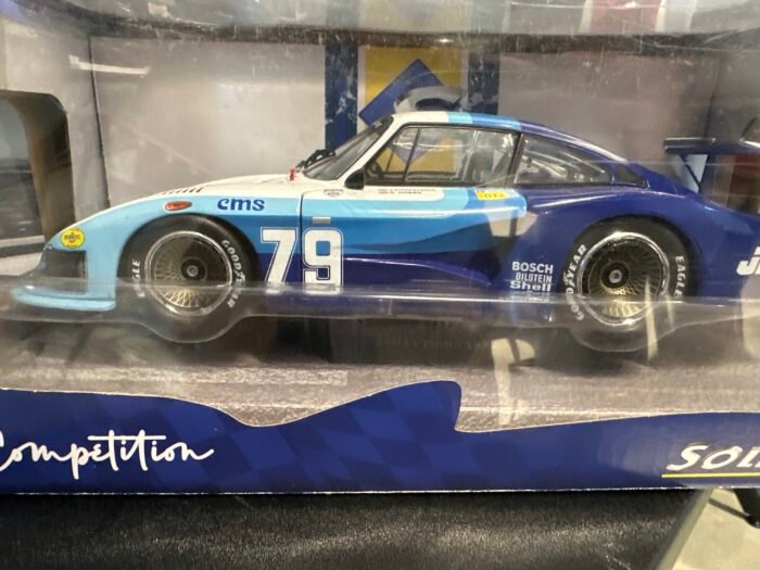 Porsche 935 MobyDick 24H Le mans 1982 blue with white 1:18