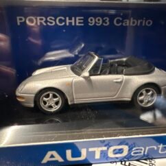 Porsche 993 Cabrio 1:64 silver