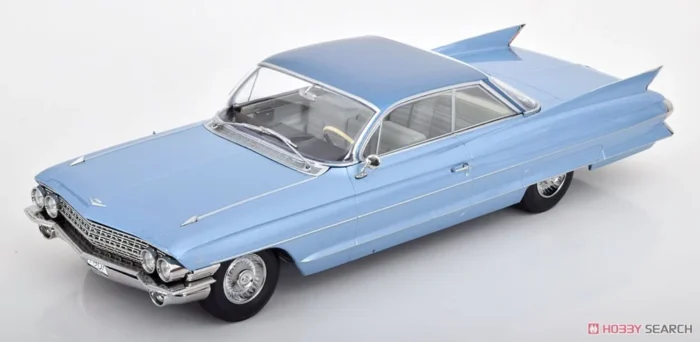 Cadillac Series 62 Coupe Devulle 1961 Light Blue 1:18
