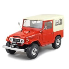 Toyota Land Cruiser FJ40 Red & Beige 1:18