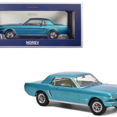 Ford Mustang Hardtop Coupe 1965 Turquoise Metallic 1:18