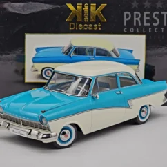 Ford Taunus 17M P-1957 Turquoise KKDC180272 White & Blue 1:18