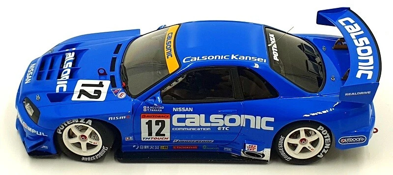 Nissan JTC 2002 Calsonic Skyline 1:18 Blue - Image 4