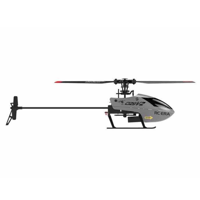 C129 V2 6-Axis Gyro 4 Channel Series Aerobatic Flight Altitude Hold Flybarless RC Helicopter RTF - Basic Remote Control with 2 Batteries Mode 1 (Right Hand Throttle) White - Image 6