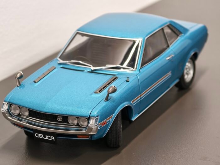 7878 Toyota Celica1600 GT TA22 Blue 1:18 - Image 6