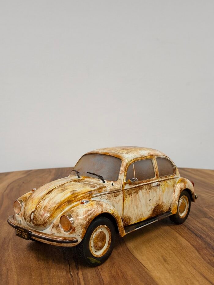Volkswagen Beetle Racer 53 White 1:18