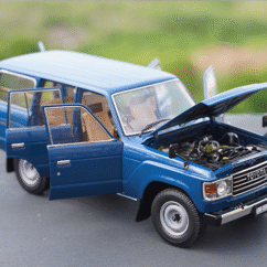 Toyota land Cruiser 60 (Blue) 1:18