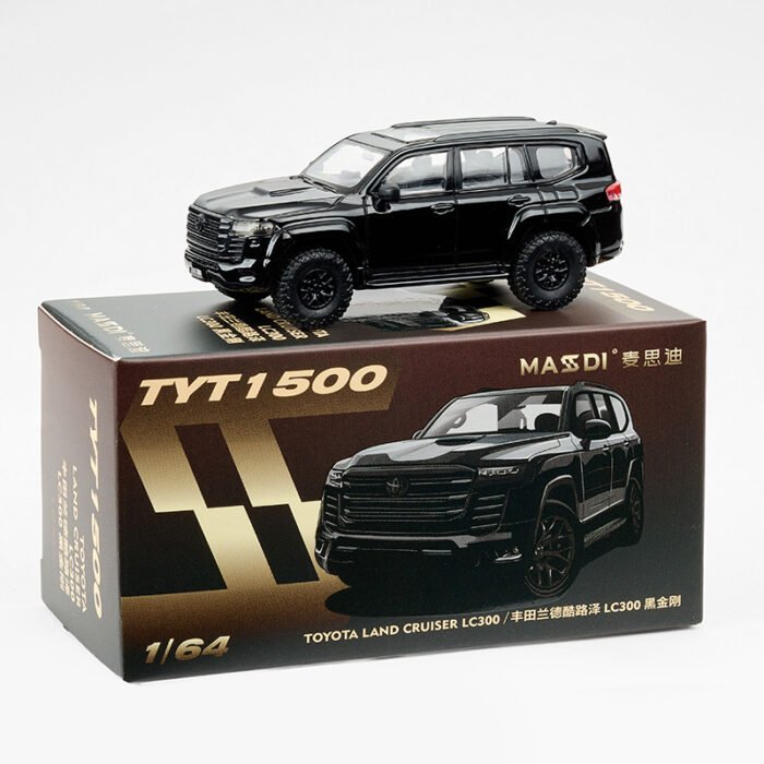 Toyota Land Cruiser Lc300 (Black) 1:64