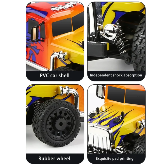 Hi Speed RC Big Wheel Drift Tow Truck 4X4 Proportional 2.4 Ghz NewFGeI 1:16 - Image 2