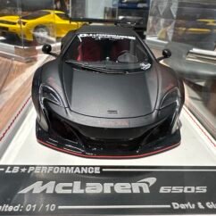 McLaren 650s Black 1:18