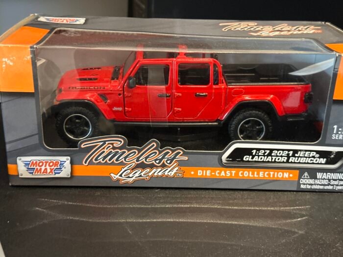 2021 Jeep Gladiator Rubicon 1:24 Red