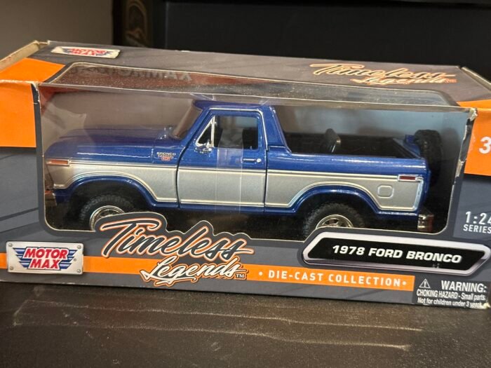 1978 Ford Bronco 1:24 Blue & Gray