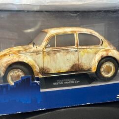 Volkswagen Beetle Racer 53 White 1:18