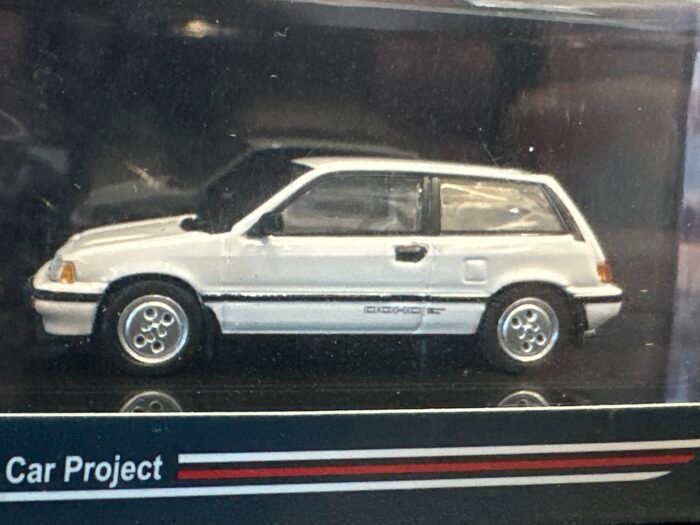 Honda Civic si 1984 White & Silver 1:64