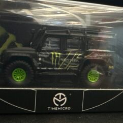 Limited Edition Land Rover Defender Monster Timemicro 1:64 Black