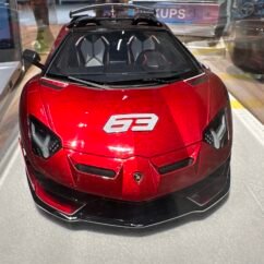 Lamborghini Aventador SVJ 63 Roadster 2019 Candy Red 1:18