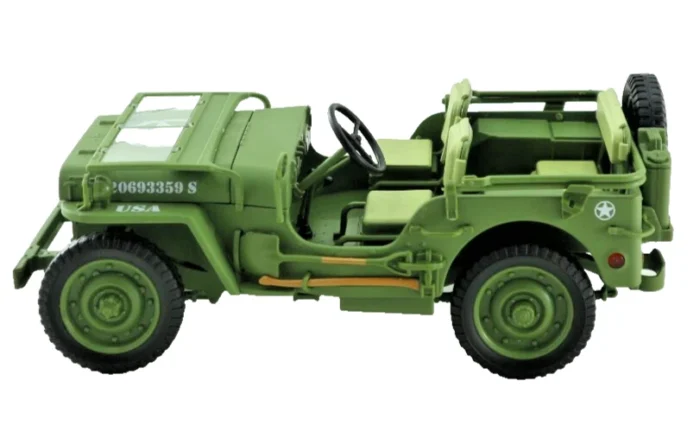 Jeep US Army Military American Diorama 77406A Green 1:18 - Image 3