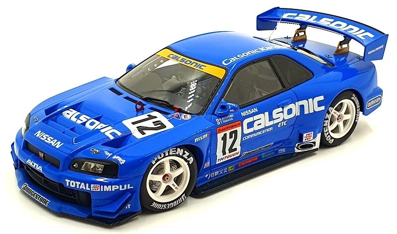 Nissan JTC 2002 Calsonic Skyline 1:18 Blue
