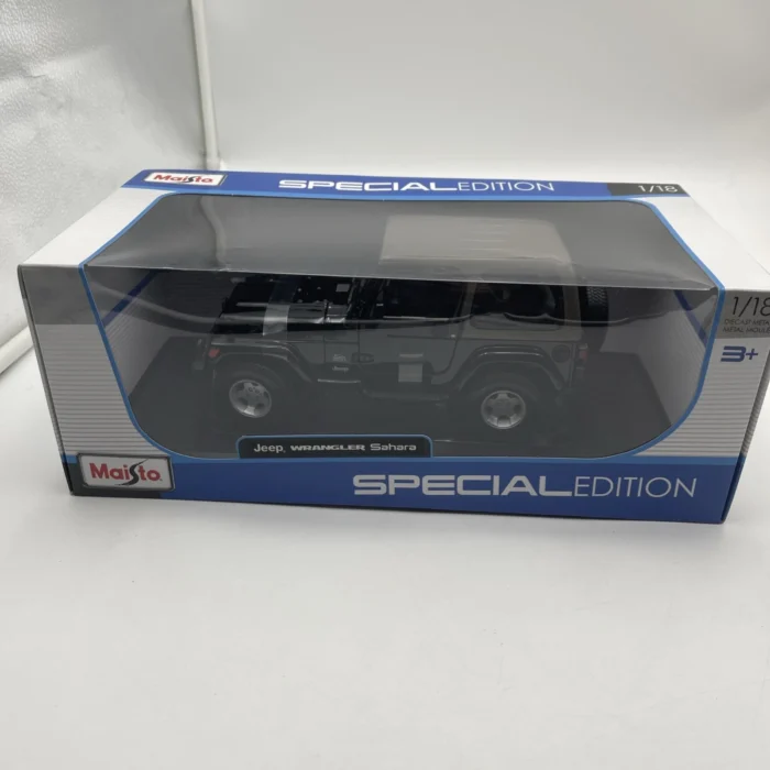 Jeep Wrangler Sahara 1:18 Black
