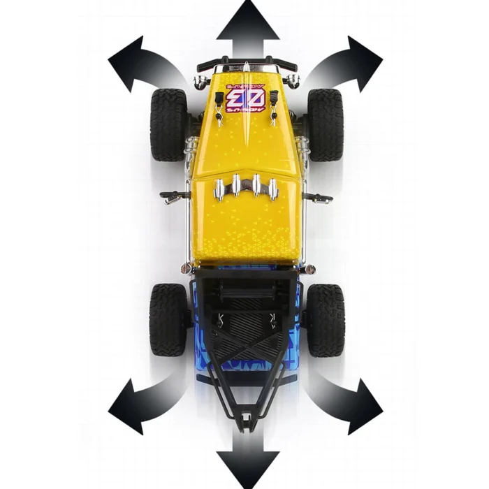 Hi Speed RC Big Wheel Drift Tow Truck 4X4 Proportional 2.4 Ghz NewFGeI 1:16 - Image 5