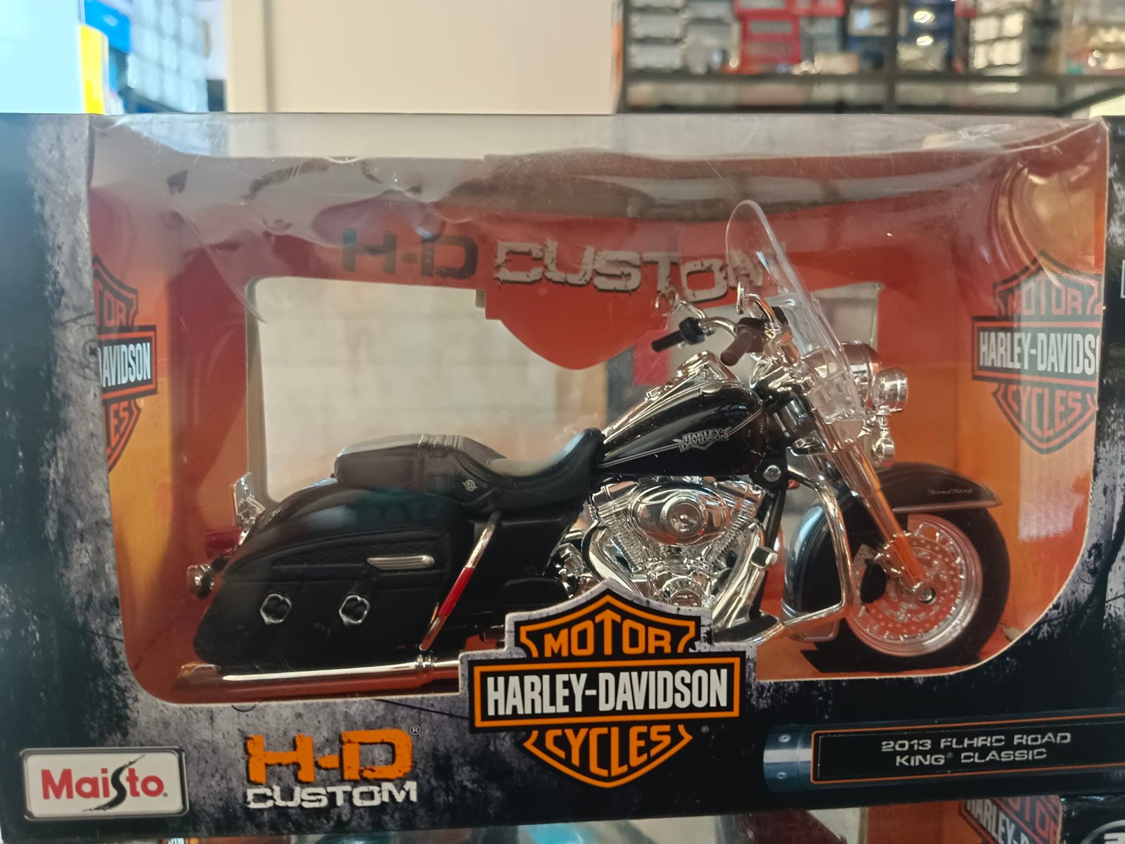 MotorcycleHarley Davidson (Black) 1:12
