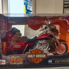 Motorcycle Harley Davidson (Black/Red) 1:12