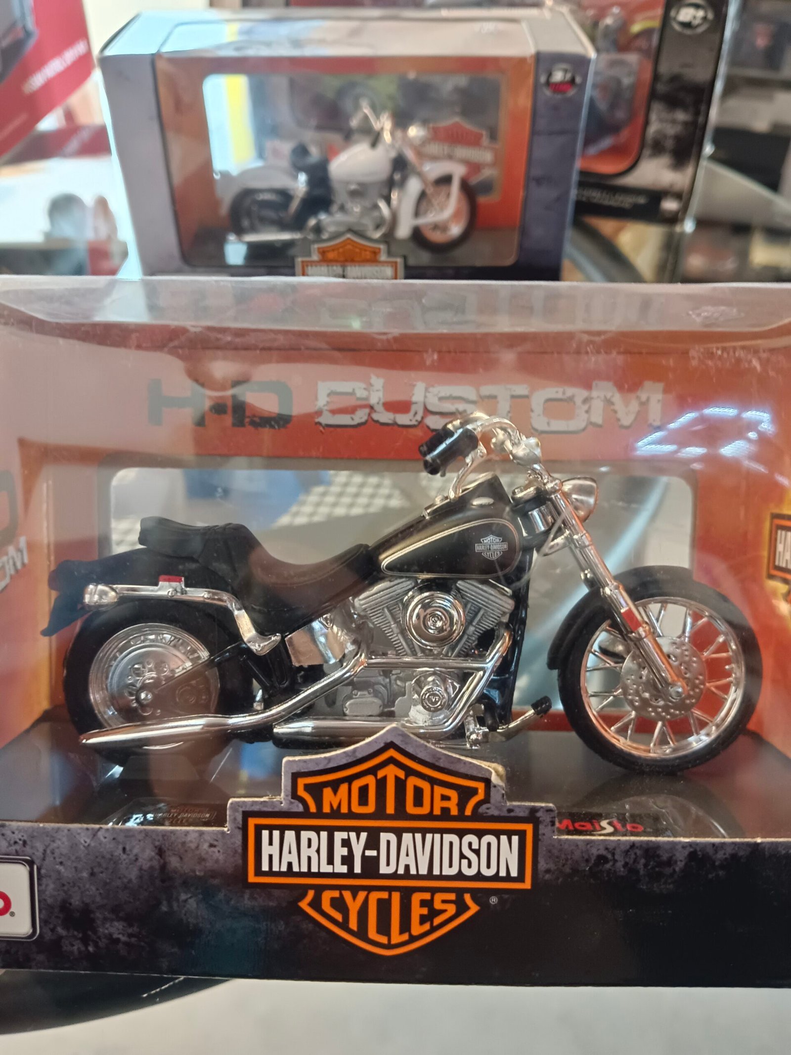 1984 Fxst Softail Harley Davidson Cycles (Black) 1:18