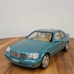 Mercedes-Benz CL600 Coupé 1997 Blue Metallic 1:18
