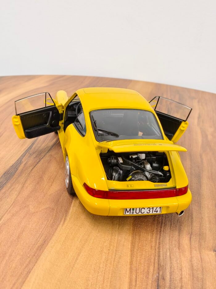 Porsche 911 Carrera 2 1990 Yellow 1:18 - Image 5