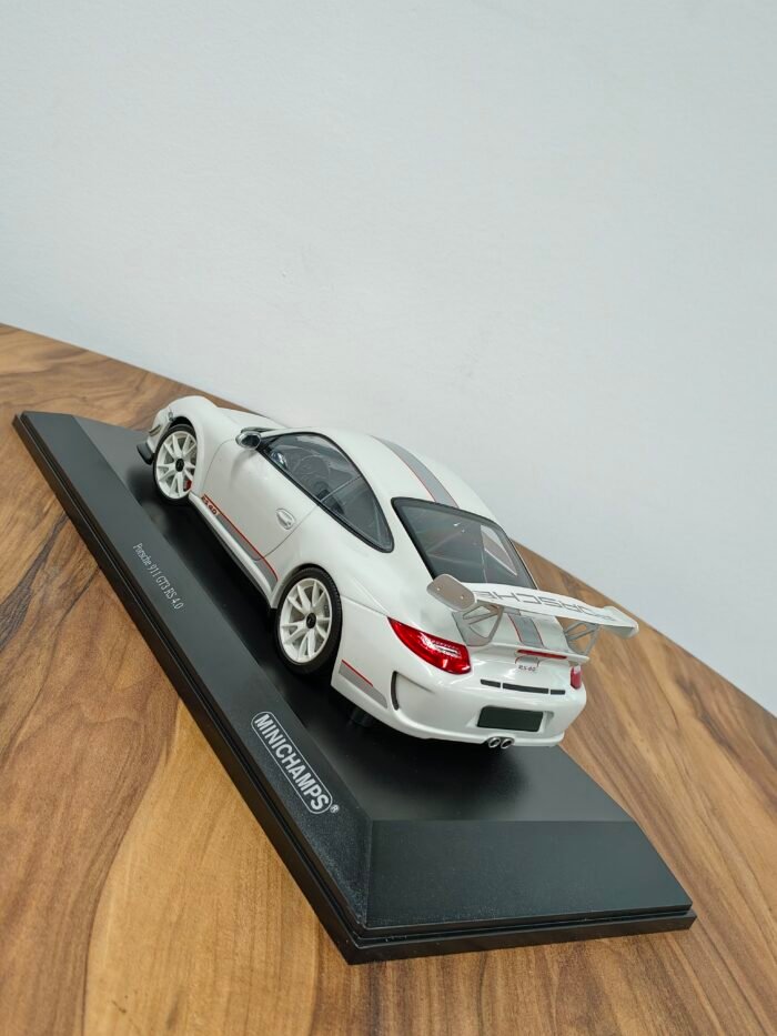 Porsche 911 GT3RS White 1:18 - Image 3
