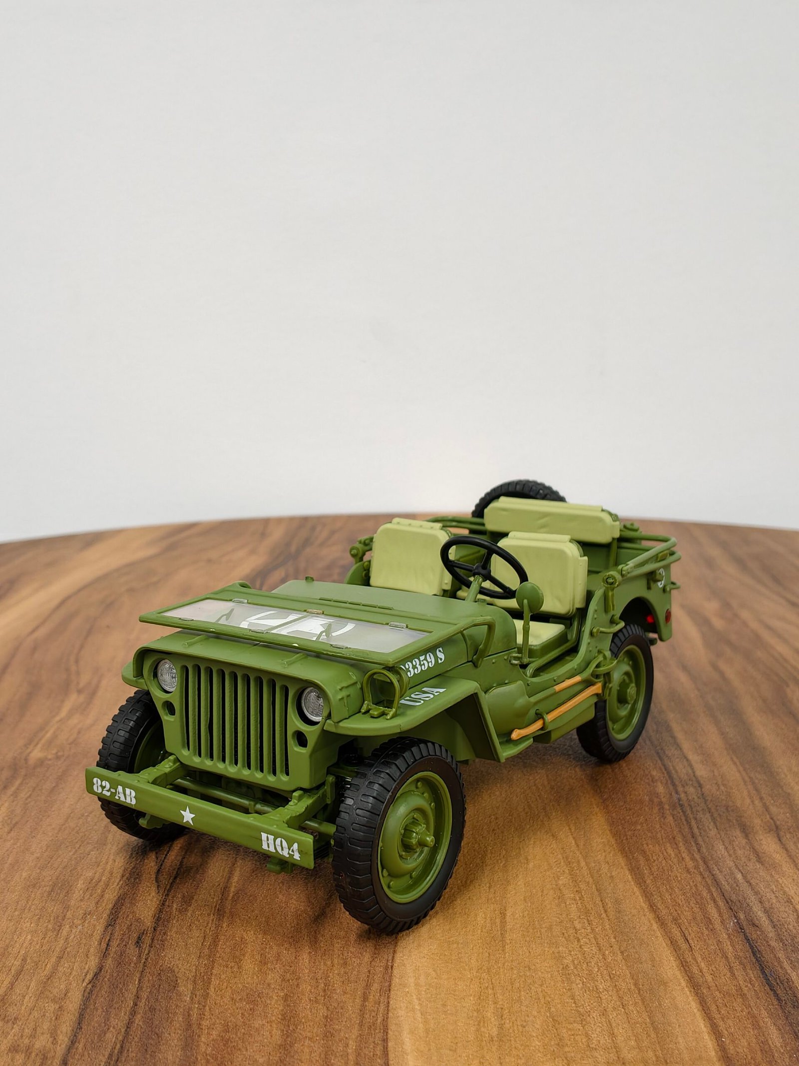 Jeep US Army Military American Diorama 77406A Green 1:18