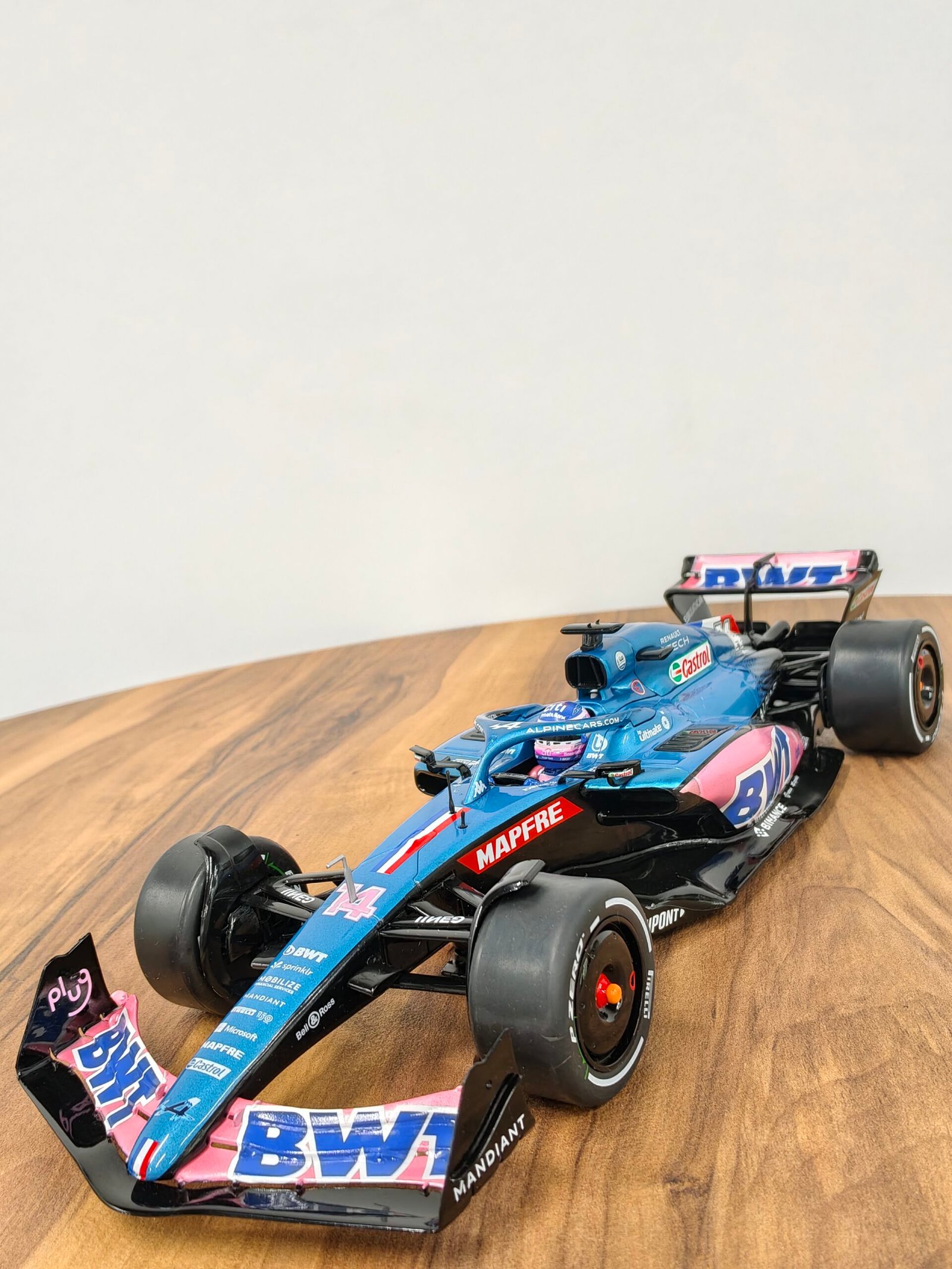 Alpine A522 Monaco GP 2022 1:18 Blue & Black