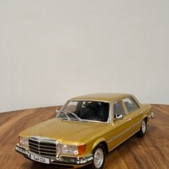 Mercedes Benz S-Class W116 Golden Yellow 1:18