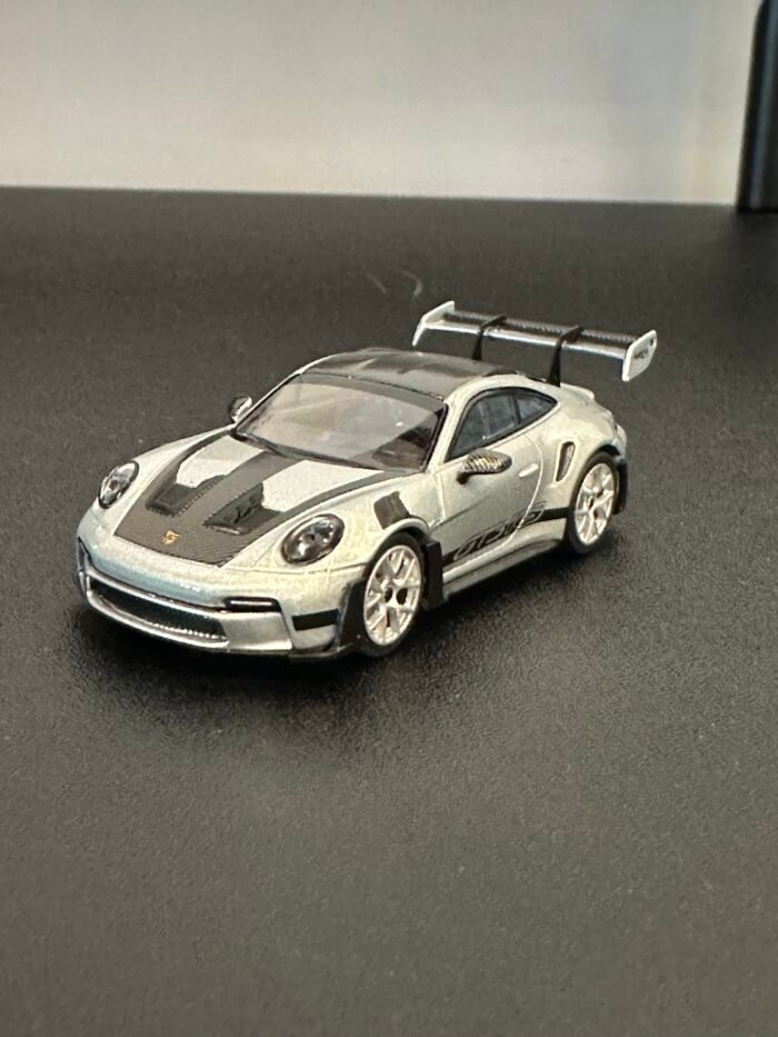 Porsche 911 GT3RS-2023 Silver 1:64 - Image 3