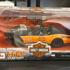 1970 Corvette Harley Davidson 1:24 Black & Orange