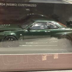 Nissan Skyline GT-R R34 Green 1:64