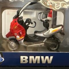 BMW C1 MotorCycles 1:18 Red & Black