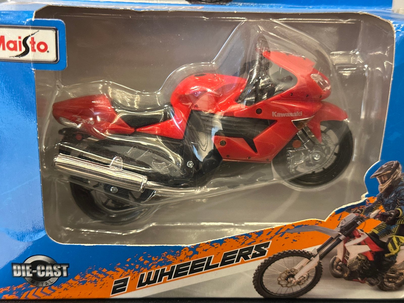 Kawasaki ZX-14 1:18 Red & Black