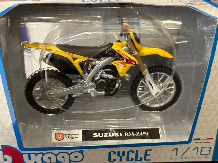 Suzuki RM-450 1:18 Yellow