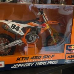 KTM 450 SX-F MotorCycles 1:6 White & Orange