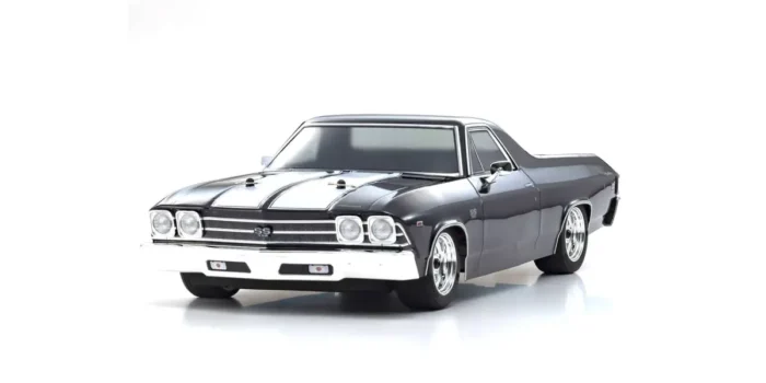 1:10 Scale Radio Controlled Electric Powered 4WD FAZER Mk2 FZ02L 1969 Chevy® El Camino® SS 396® Tuxedo Black - Image 4