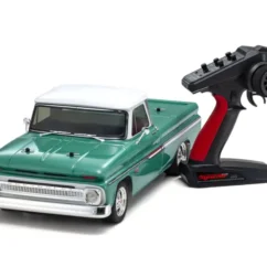 1:10 Scale Radio Controlled Electric Powered 4WD FAZER Mk2 FZ02L Series readyset 1966 Chevy® C10 Fleetside Pickup Light Green