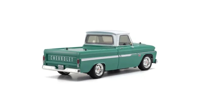 1:10 Scale Radio Controlled Electric Powered 4WD FAZER Mk2 FZ02L Series readyset 1966 Chevy® C10 Fleetside Pickup Light Green - Image 3