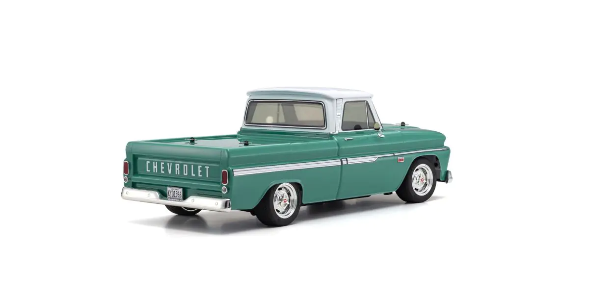 1:10 Scale Radio Controlled Electric Powered 4WD FAZER Mk2 FZ02L Series readyset 1966 Chevy® C10 Fleetside Pickup Light Green - Image 3